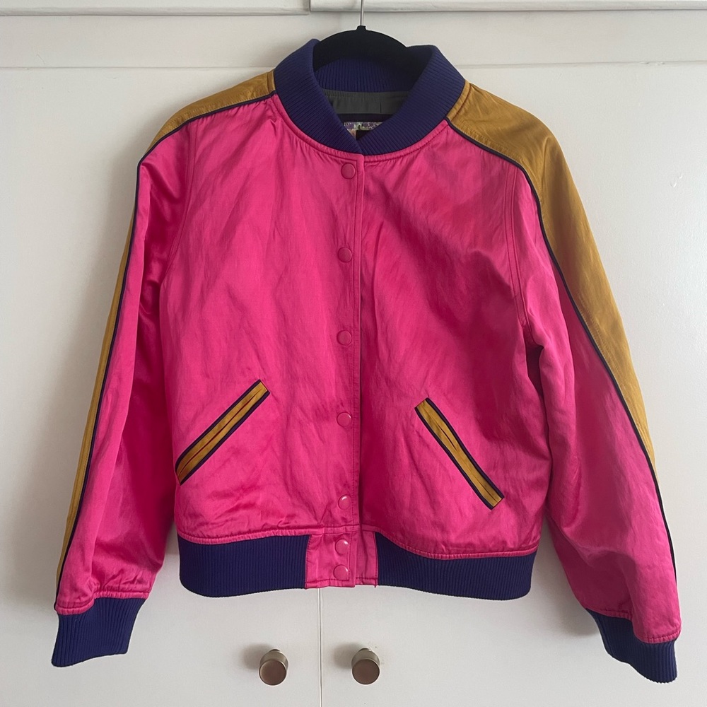 One of a kind sample bomber jacket | J Crew 🌈